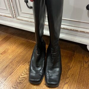 Capezio Black Heeled Knee High Boots 6.5 M